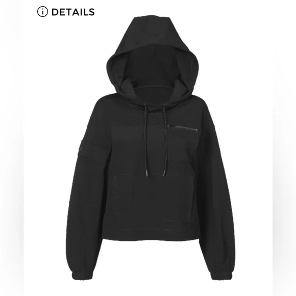 CAbi Quantum Black Hooded Jacket - Picture 2 of 8